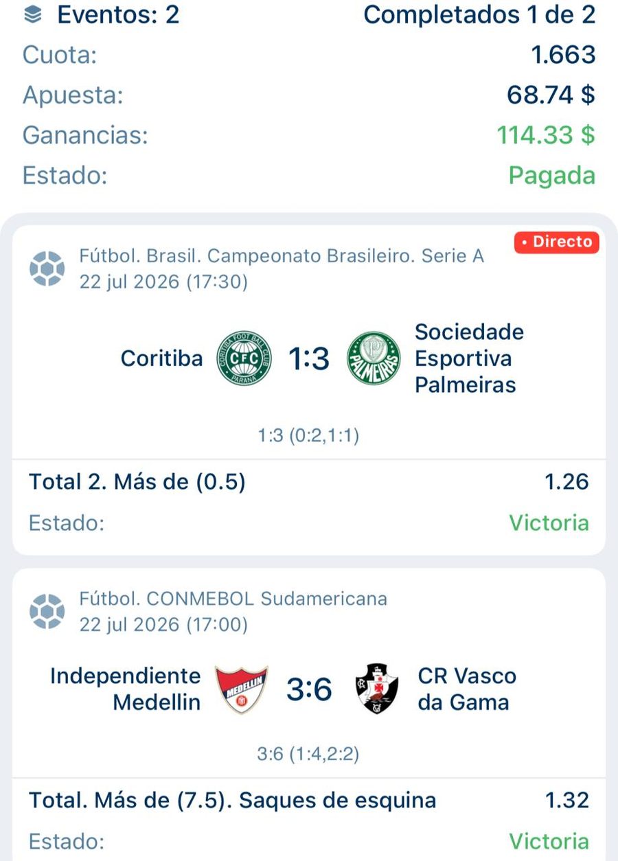 Resultado real de la comunidad Neptuno