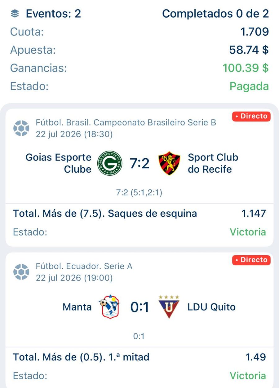 Resultado real de la comunidad Neptuno