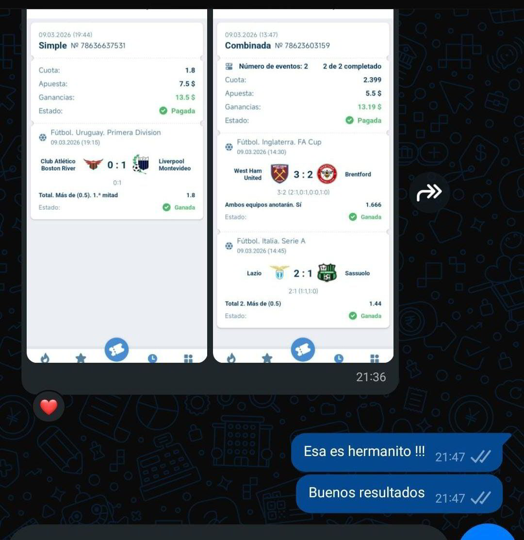 Dos boletas pagadas el mismo día con análisis Neptuno