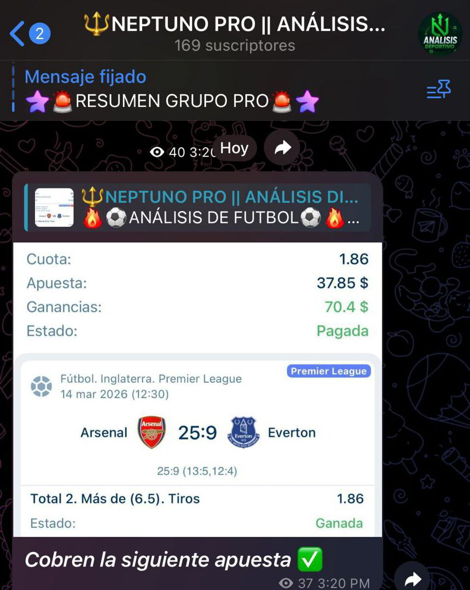 Premier League Arsenal Everton: análisis Neptuno pagó 70 dólares